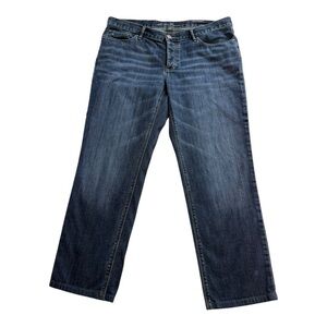 Eddie Bauer Vintage Boyfriend Relaxed Jeans With Button Fly - Size 14